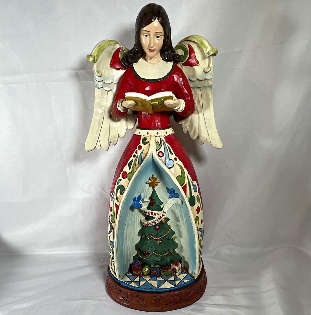 Jim Shore Christmas Holiday Living Celeste Angel Figurine 2012 Large Tall 18”